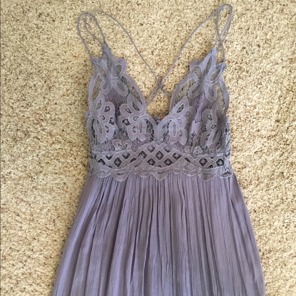 Free People Adella Maxi Slip Dress